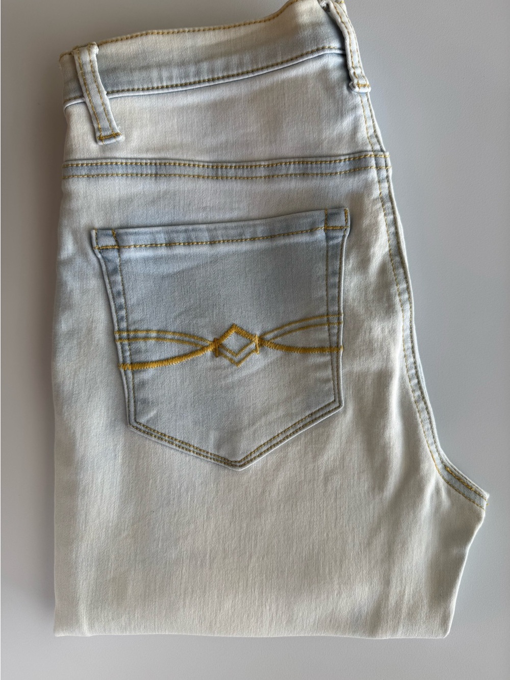 Mudd Girl’s Jeans with Yellow Stitching